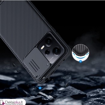 Nillkin Camshield dėklas su kameros apsauga (Xiaomi Poco X5 Pro 5G/Redmi Note 12 Pro 5G)